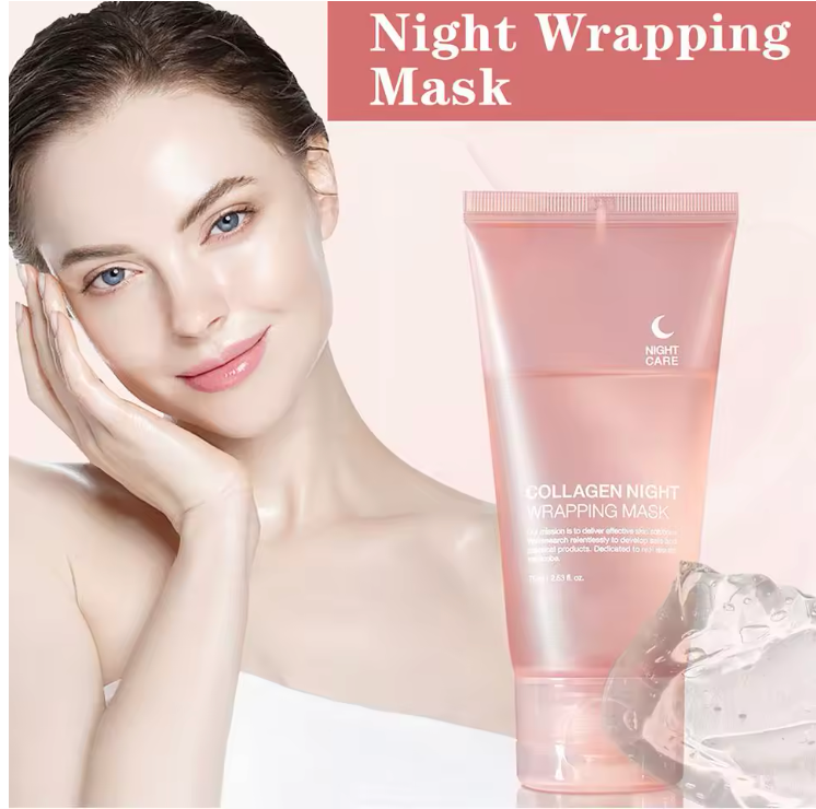 Hydrolysoitu kollageenikuorittava kasvomaski – kosteuttava ja kiinteyttävä