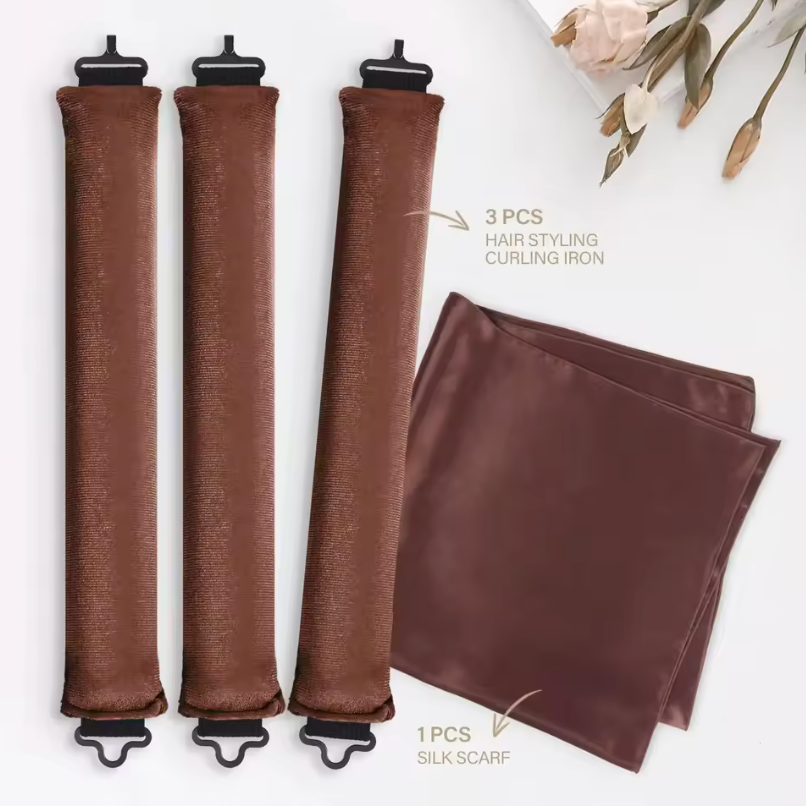 Lämpöä käyttämätön hiusten kiharrin 27 cm