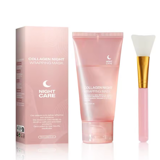 Hydrolysoitu kollageenikuorittava kasvomaski – kostenuttava ja kiinteyttävä